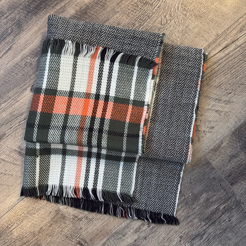 Double Sided Blanket Scarf // FALL SHAWL